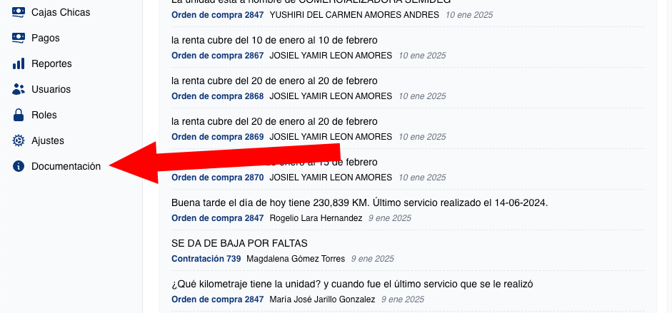 Documentación mejorada